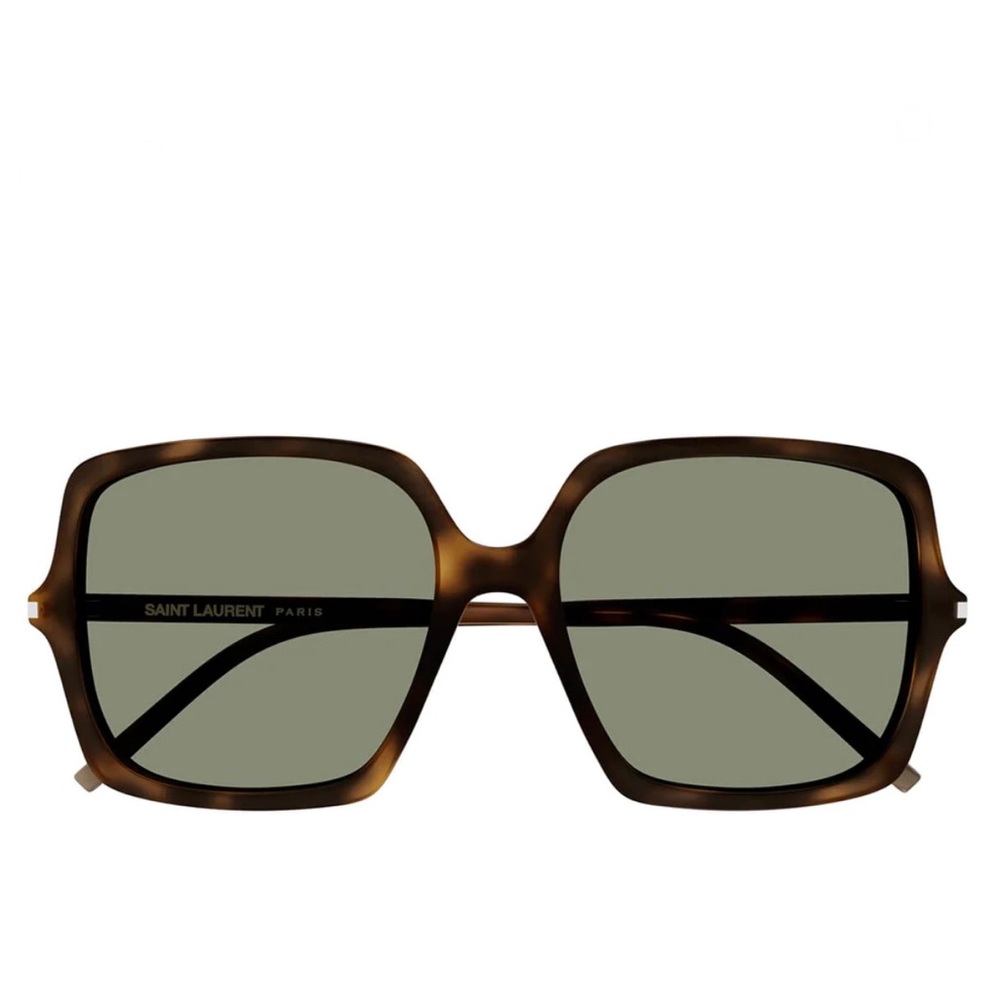 NWT - Saint Laurent - SL 591 - Dark Havana/Green